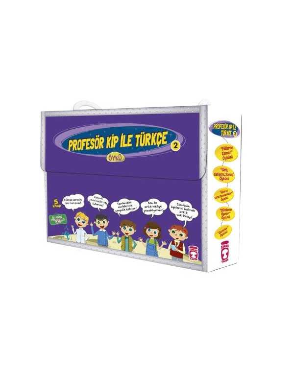 Profesör Kip İle Türkçe 2 Set – (5 Kitap) kitap kapağı