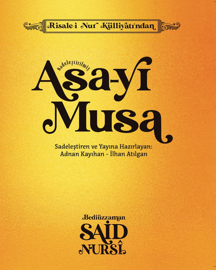 Sadeleştirilmiş Asa-yı Musa kitap kapağı – Bediüzzaman Said Nursî