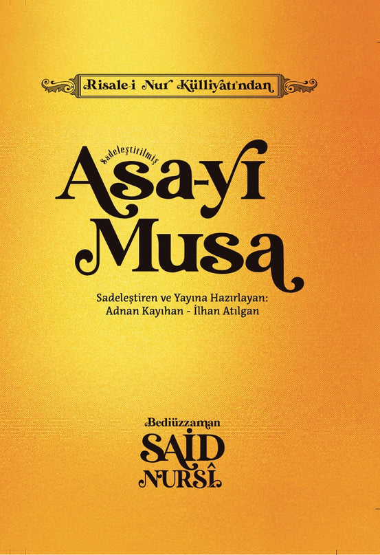 Sadeleştirilmiş Asa-yı Musa kitap kapağı – Bediüzzaman Said Nursî