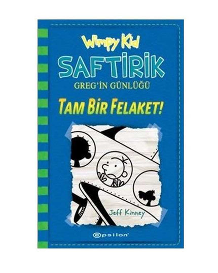 Saftirik Gregin Günlüğü 12 -Tam Bir Felaket! kitap kapağı