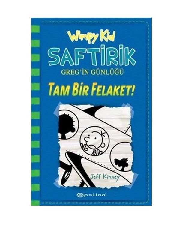 Saftirik Gregin Günlüğü 12 -Tam Bir Felaket! kitap kapağı