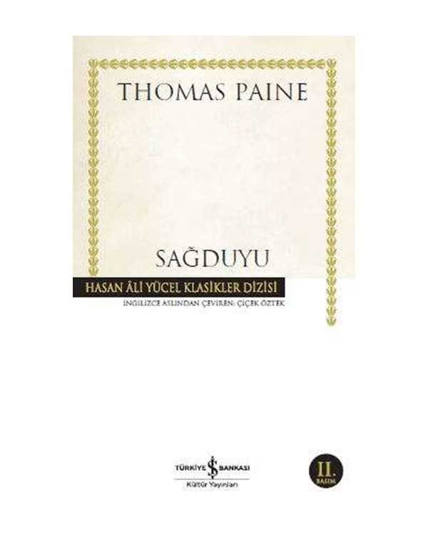 Sağduyu kitap kapağı
