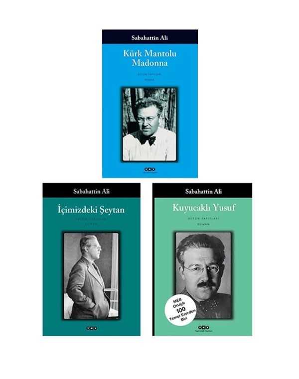 Sabahattin Ali 3 lü Kitap Seti kitap kapağı