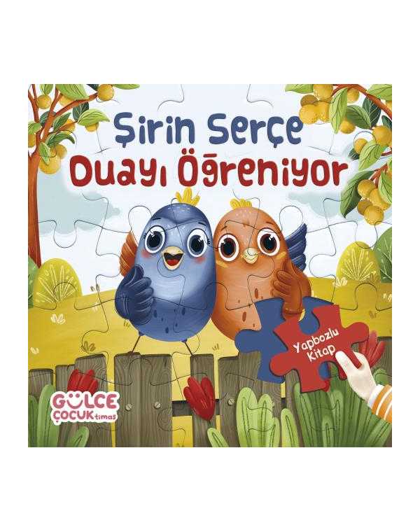 Şirin Serçe Duayı Öğreniyor / Yapbozlu Kitap kitap kapağı