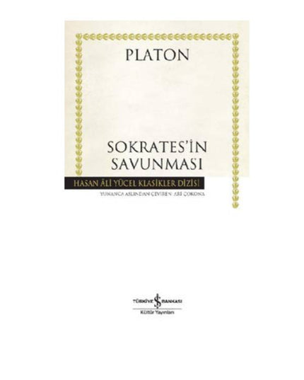 Sokrates'in Savunması kitap kapağı