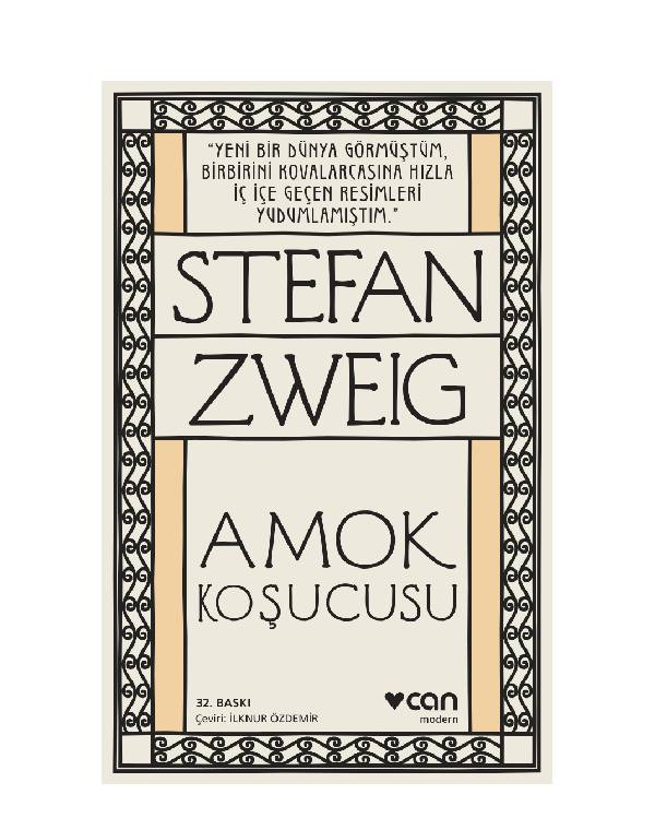 Amok Koşucusu kitap kapağı
