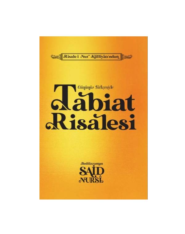 Tabiat Risalesi - Günümüz Türkçesiyle