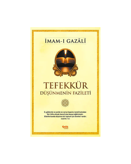 Tefekkür Düşünmenin Fazileti kitap kapağı