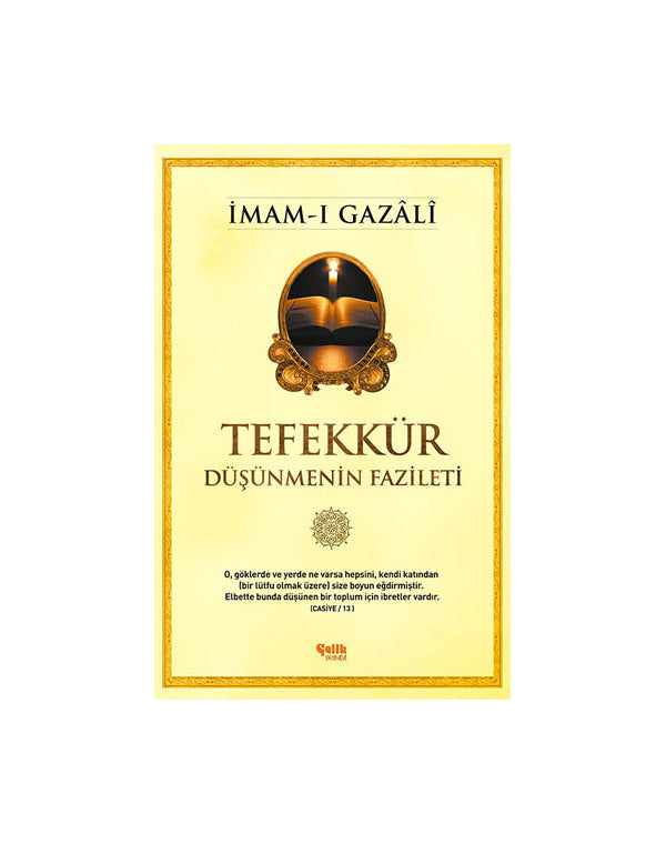 Tefekkür Düşünmenin Fazileti kitap kapağı
