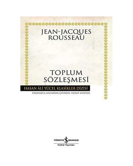 Toplum Sözleşmesi kitap kapağı