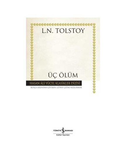 Üç Ölüm kitap kapağı