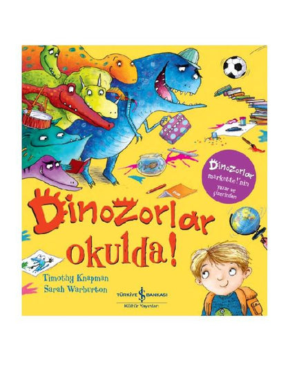 Dinozorlar Okulda! kitap kapağı