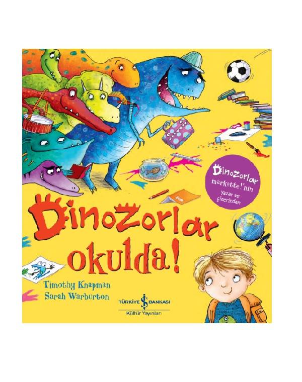 Dinozorlar Okulda! kitap kapağı