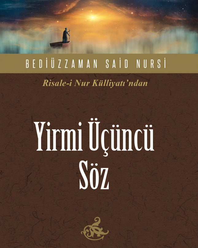 Yirmi üçüncü söz kitap kapağı – Bediüzzaman Said Nursî