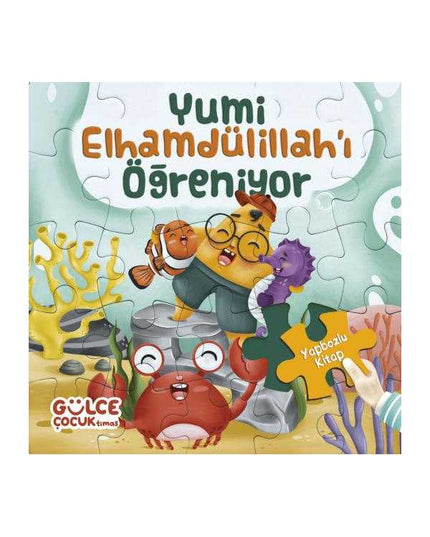 Yumi Elhamdülillah'ı Öğreniyor / Yapbozlu Kitap kitap kapağı