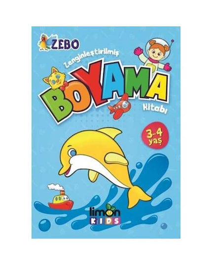 Zenginleştirilmiş Boyama Kitabı 3-4 Yaş kitap kapağı