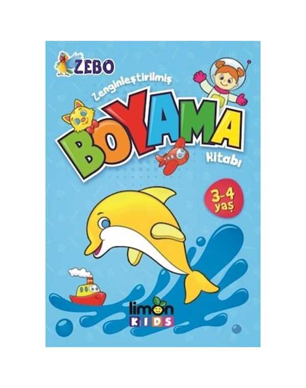 Zenginleştirilmiş Boyama Kitabı 3-4 Yaş kitap kapağı