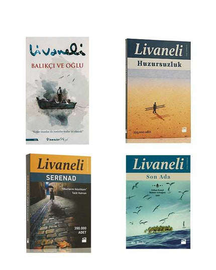 Zülfü Livaneli Kitap Seti - 4 Kitap kitap kapağı