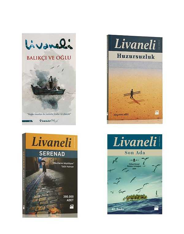 Zülfü Livaneli Kitap Seti - 4 Kitap kitap kapağı