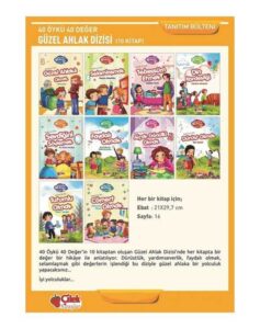 40 Öykü 40 Değer-Güzel Ahlak Dizisi-10 Kitap Takım