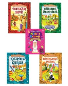 Masal seti 
(3-5 yaş renkli buyuk boy 5 kitap )
