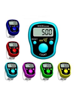 Sesli Işıklı Dijital Yüzük Zikirmatik Her 100de Alarm Verir