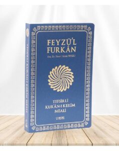 Feyzül Furkan Tefsirli Kuran-ı Kerim Meali (Sempatik Cep Boy - İnce Cilt) Mavi